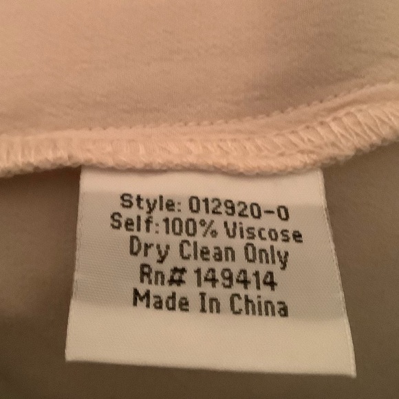 Johnny Was Calme Peasant Silky Blouse Champagne Tassel Top Boho Small - Picture 3 of 6